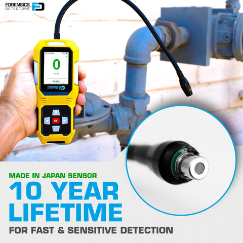 FORENSICS DETECTORS FD drop-test ready with rugged ABS housing