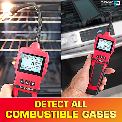 FORENSICS DETECTORS FD gas leak detector one-second sensor for rapid alerts.