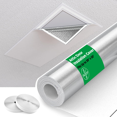 Forestchill attic-door-insulation-cover seals attic opening for a tidy, draft-free space.
