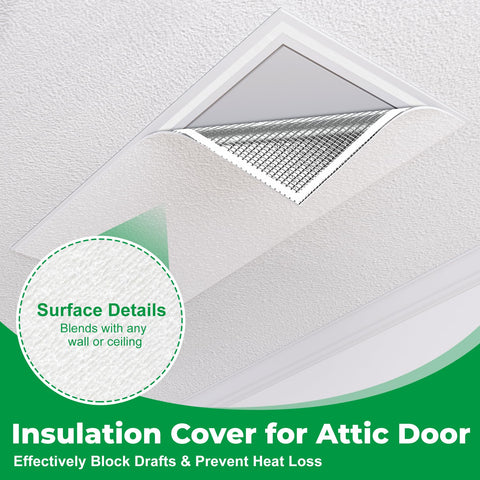 Forestchill cut-to-fit-dimensions adapts to different attic stair openings.