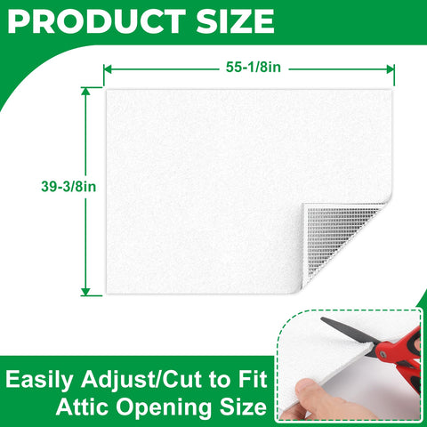 Forestchill velcro-strips-attachment enables quick securement to the attic frame.
