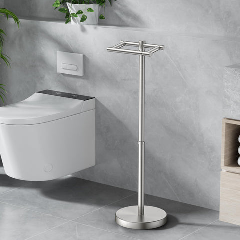 FORIOUS adjustable-height-storage-area shows flexible setup for multiple rolls