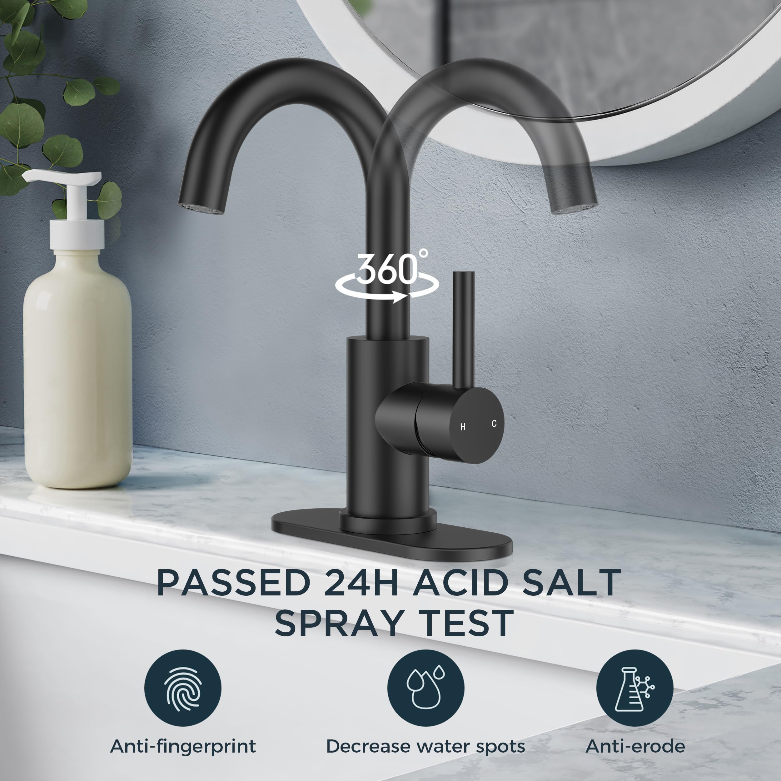 Aerator reduces flow to 1.2 gpm with rich bubbles for efficiency