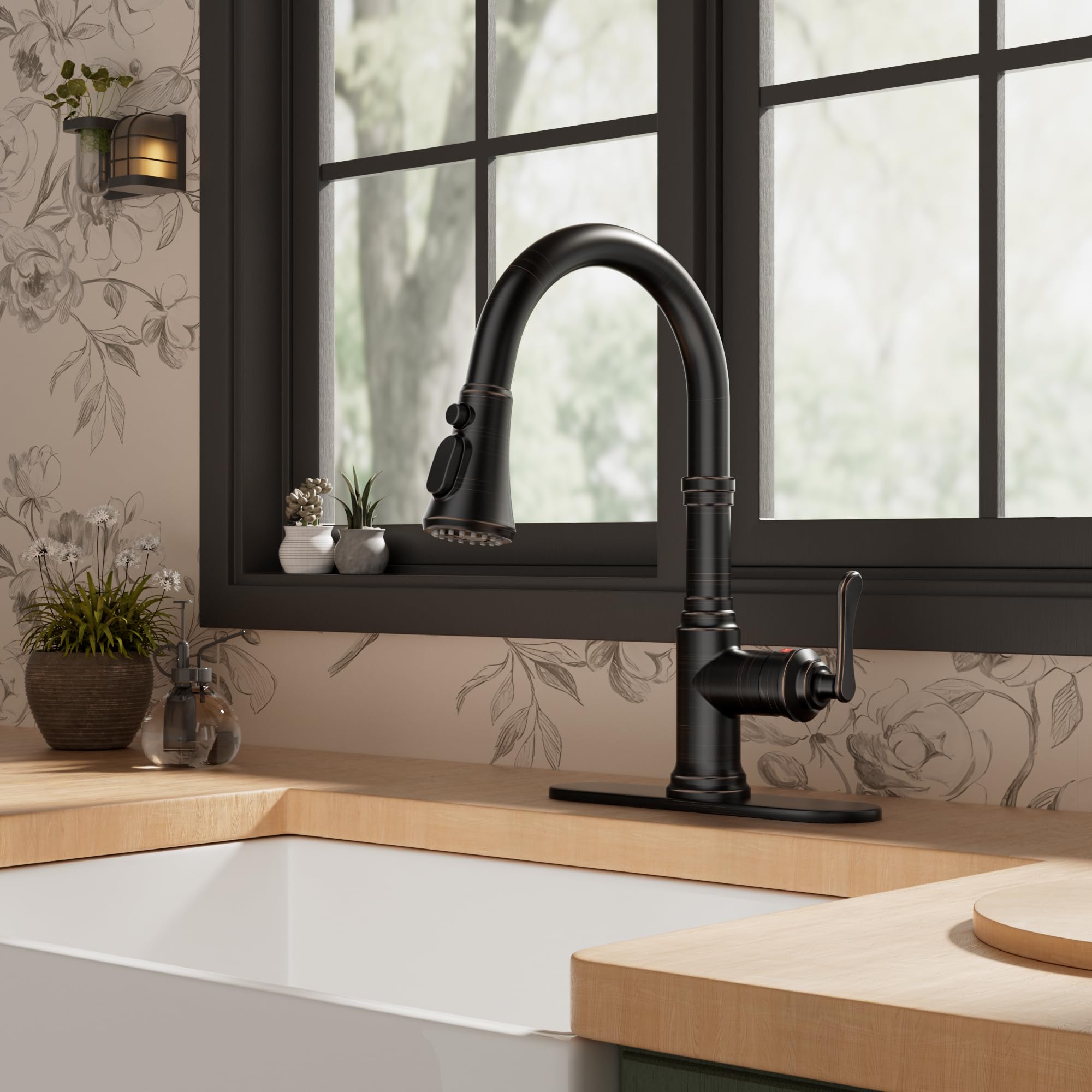 FORIOUS oil-rubbed brown faucet adds vintage charm and durability