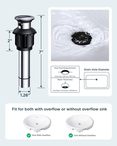 FORIOUS ceramic disc cartridge provides smooth, drip-free operation.