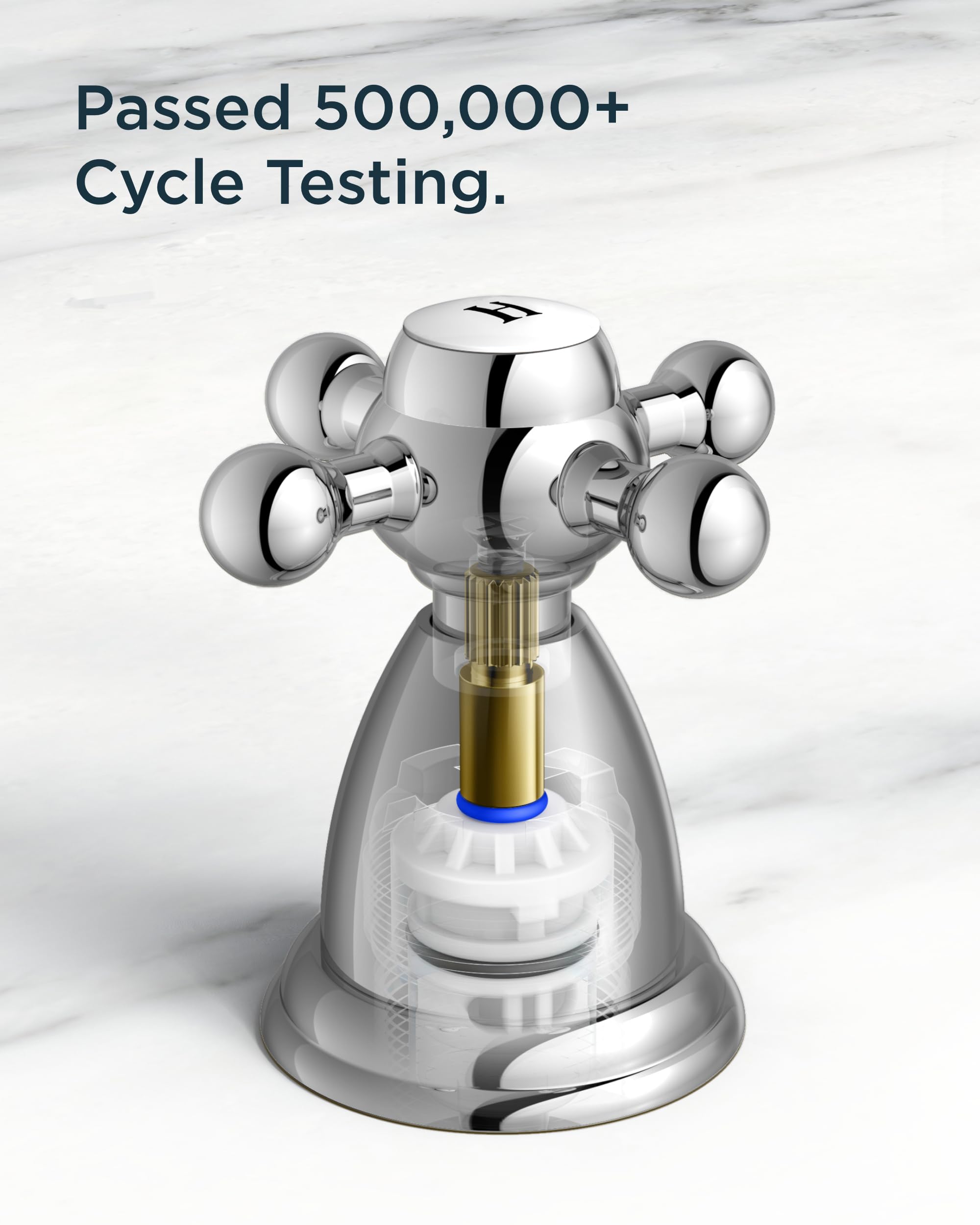 FORIOUS lead-free brass construction ensures durability and safety.
