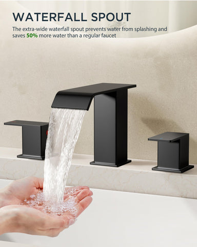 FORIOUS pop-up drain included for easy bathroom maintenance and setup
