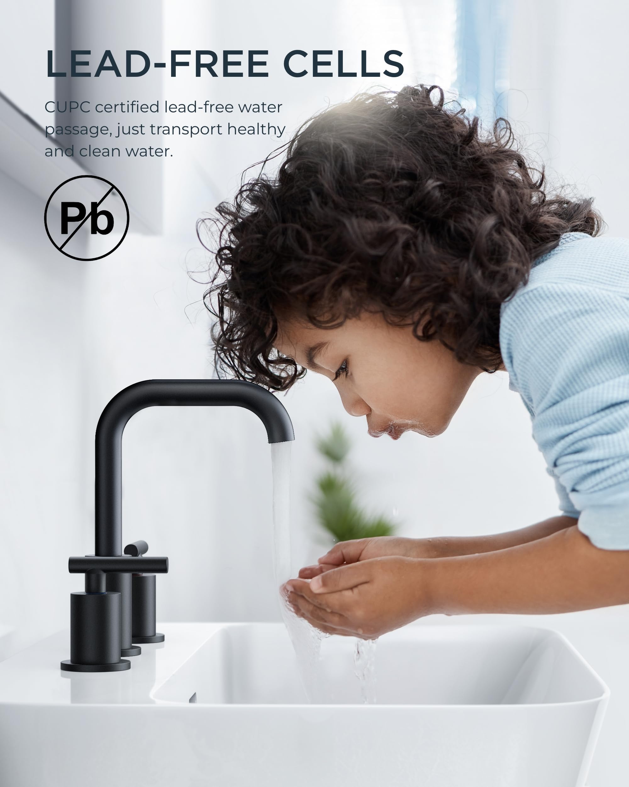FORIOUS two-handle faucet providing precise temperature control
