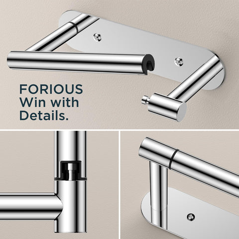 FORIOUS bathroom organization solution keeps essentials within reach and tidy.