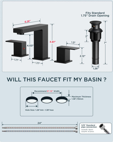 FORIOUS splashguard design, 95° spout reduces countertop mess.