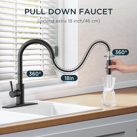 FORIOUS deck plate supports 1- or 3-hole installation for a clean look