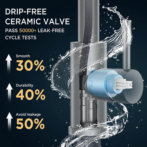 FORIOUS diamond-coated ceramic valve core reduces leaks and extends life