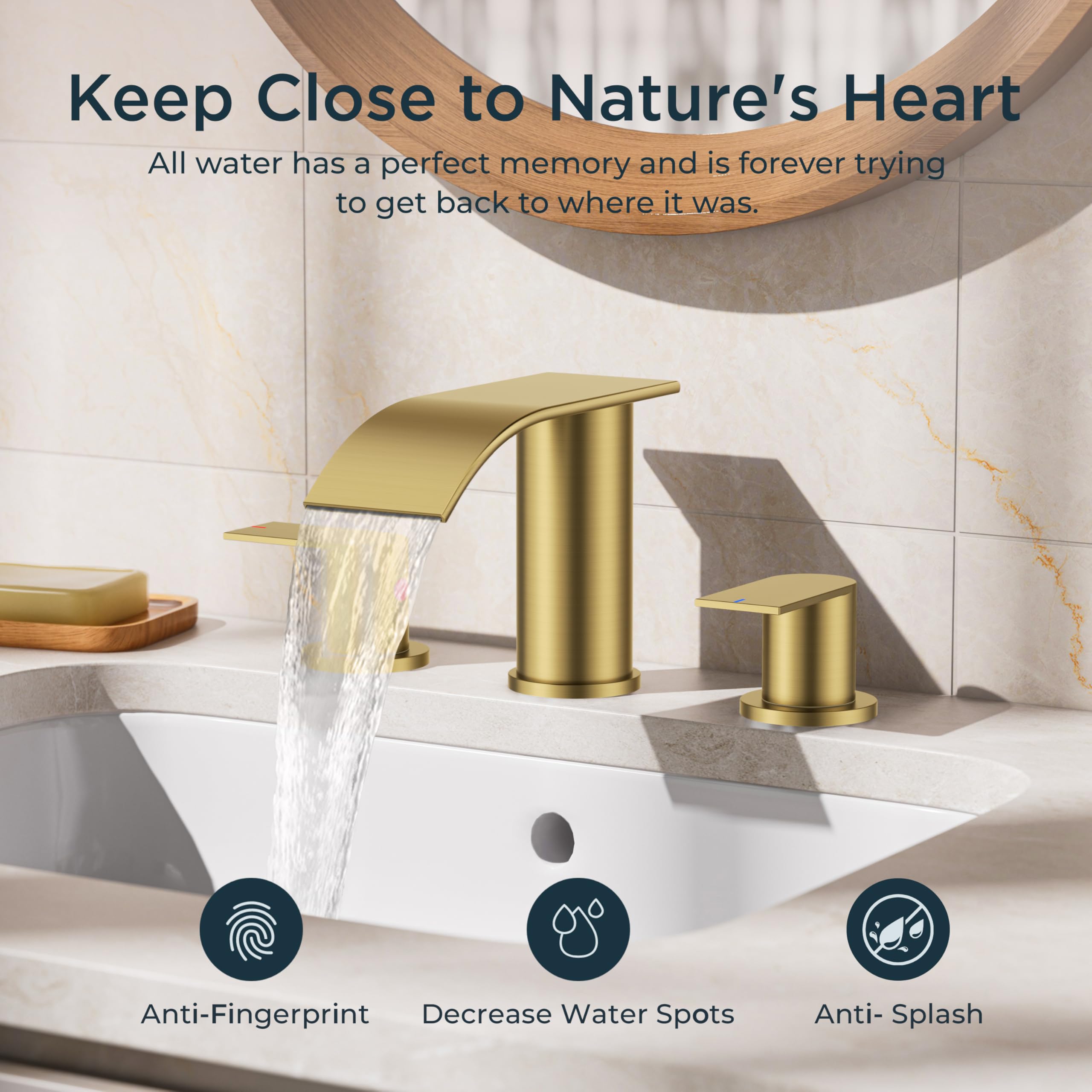 FORIOUS pop-up drain with metal finish and built-in filtration.