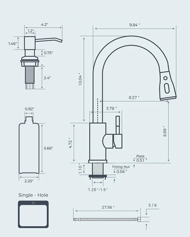 FORIOUS faucet certified for safety and lead-free compliance.