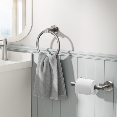 FORIOUS pivoting tissue roller for easy roll replacement