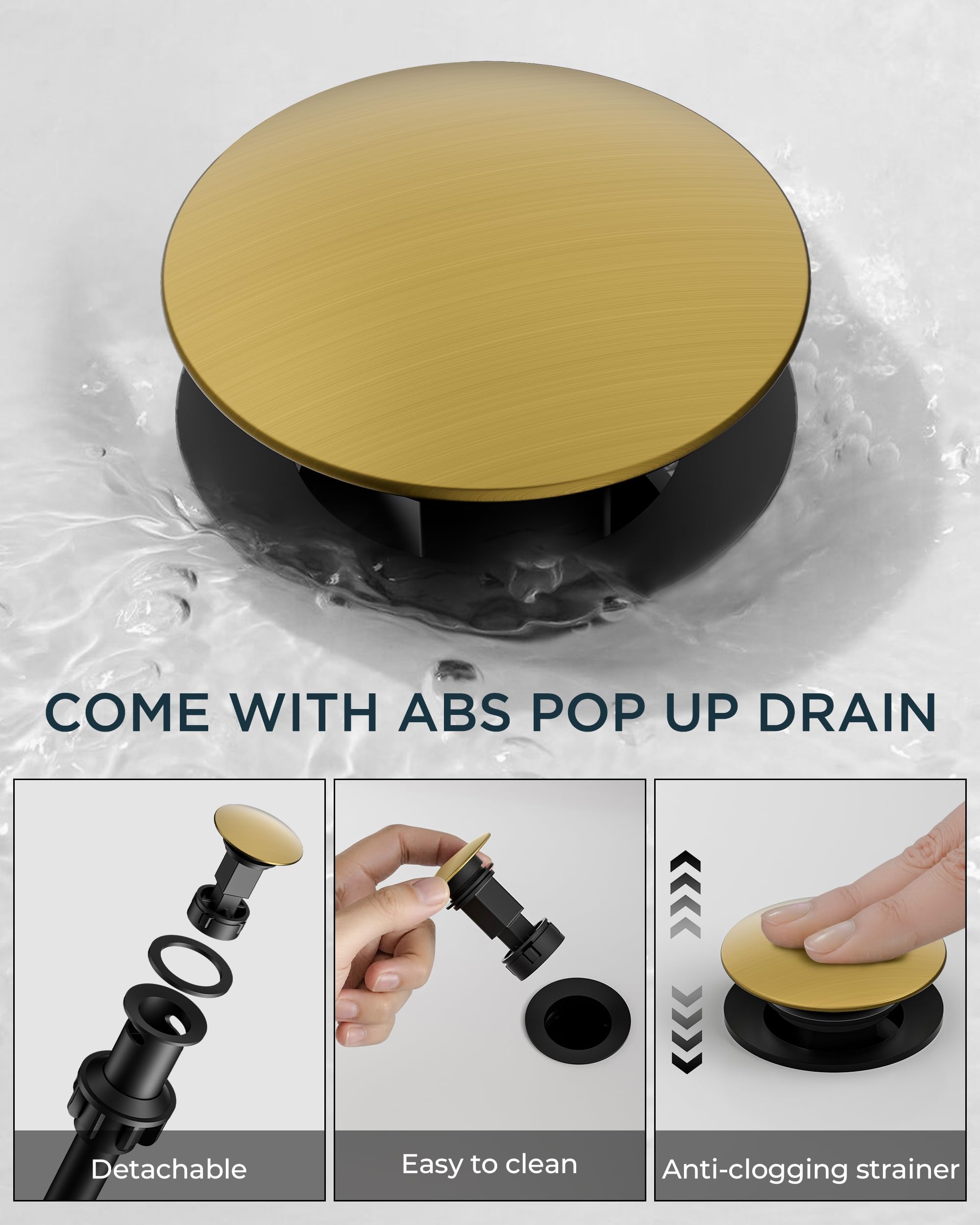 FORIOUS faucet in sink mounting demonstrates secure, stylish bathroom upgrade.