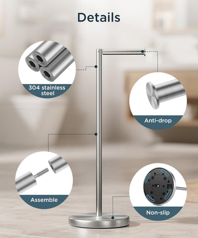 FORIOUS height 23.2 inches ensures comfortable reach for most users.
