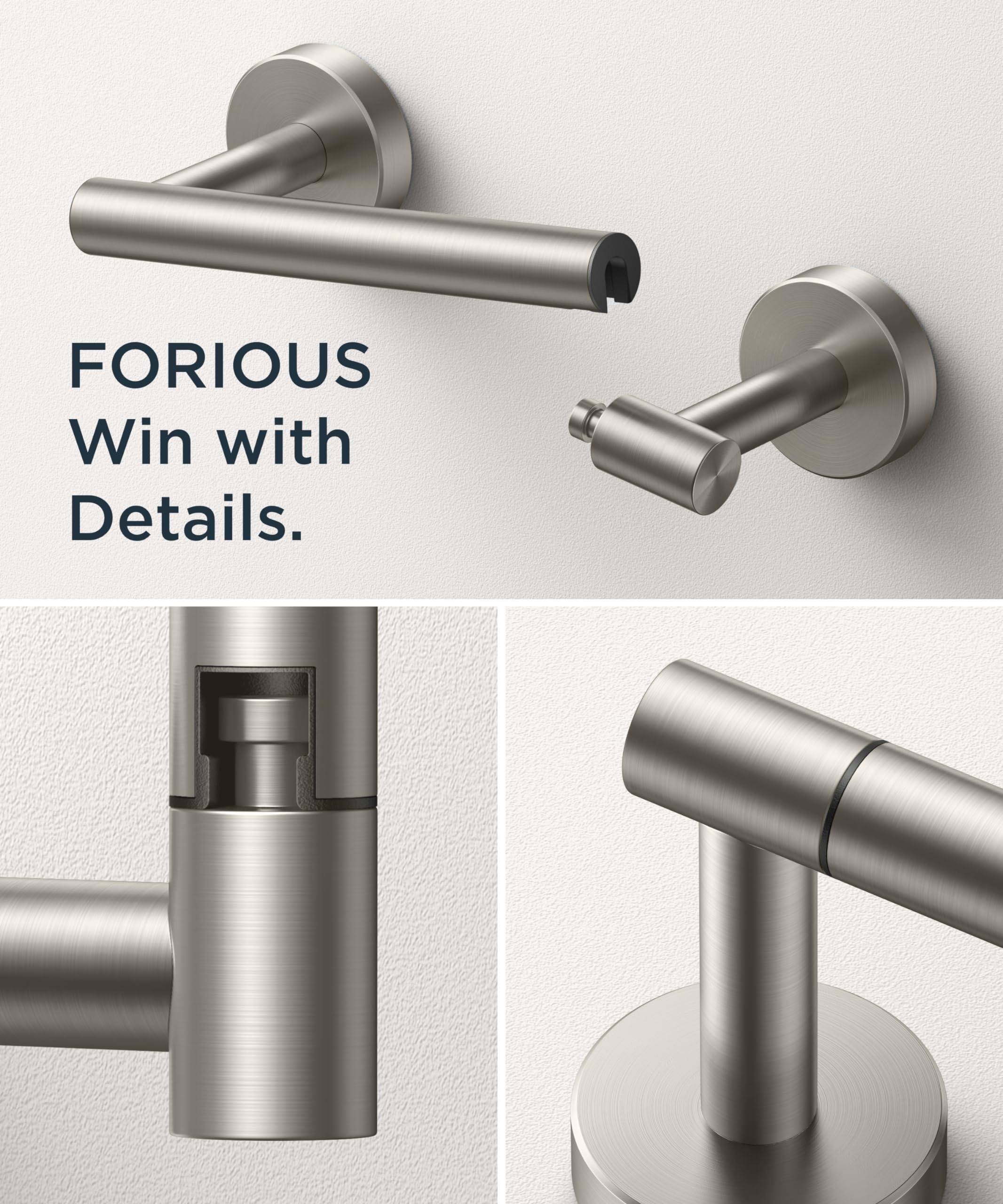 FORIOUS wall-mount installation guide helps quick setup.