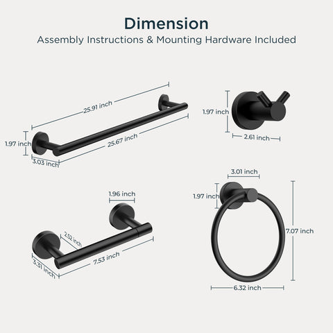 FORIOUS installation hardware included for quick mounting