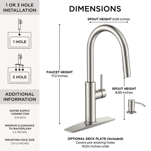 FORIOUS integrated soap dispenser keeps counters tidy and convenient