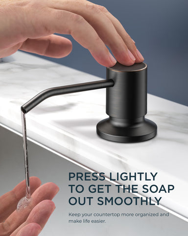 FORIOUS faucet features a 360-degree rotating head for full sink coverage.