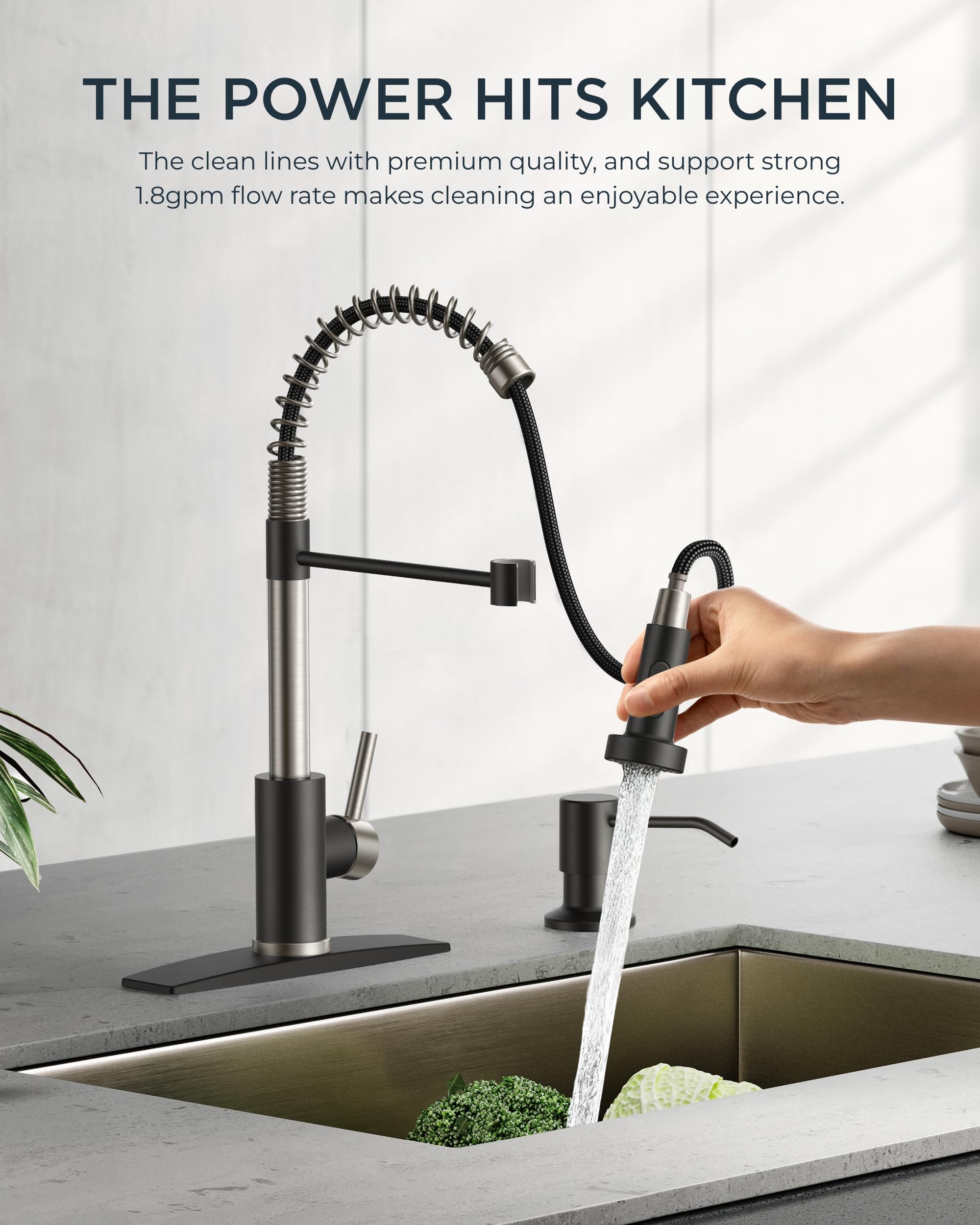 FORIOUS aerator reduces water usage while maintaining strong flow