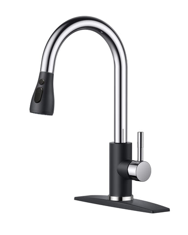 FORIOUS kitchen faucet arc spout demonstrates broad reach for easy filling