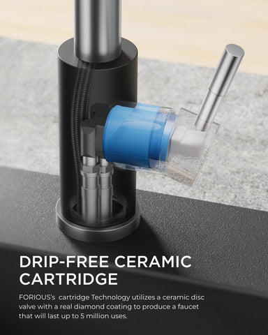 FORIOUS faucet with cUPC and NSF certifications for safety