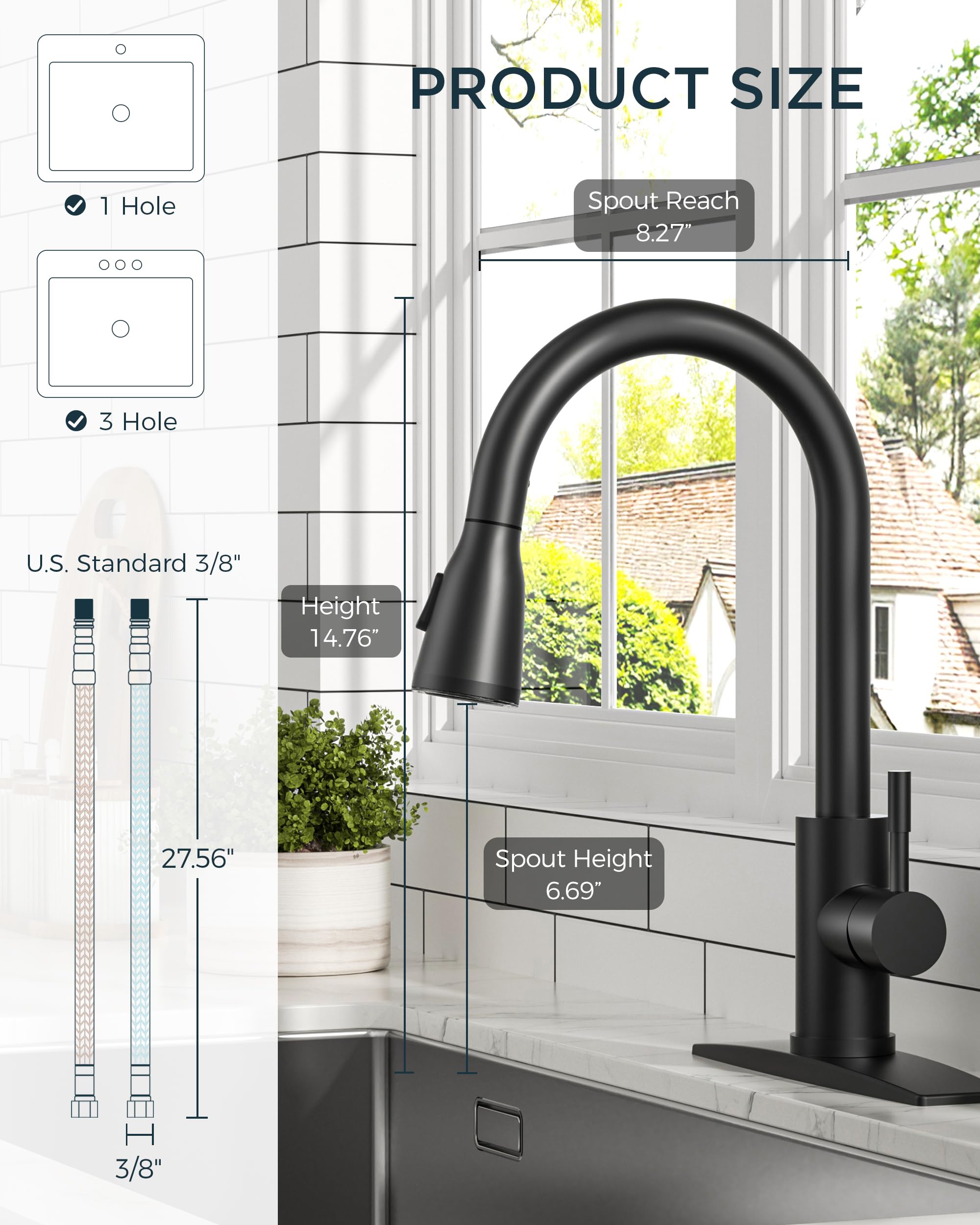 FORIOUS dual-flow faucet switches between spray and stream for different tasks