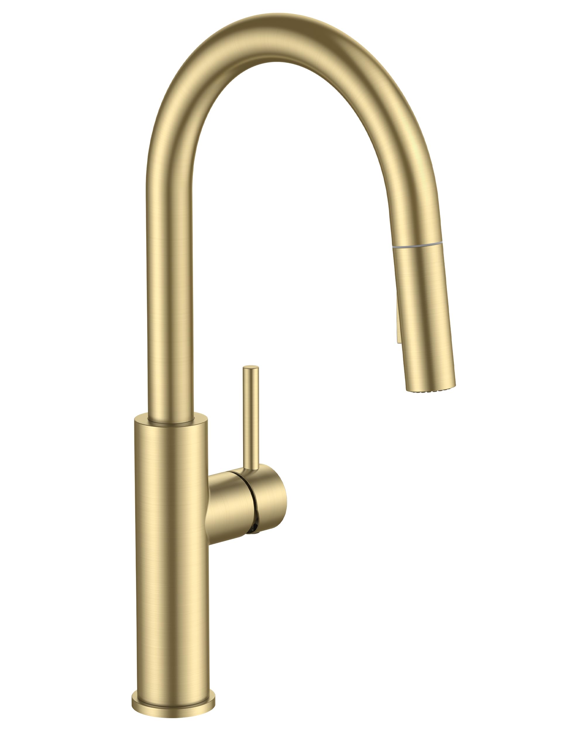 FORIOUS kitchen faucet with high arc spout offers ample clearance for pots and dishes.