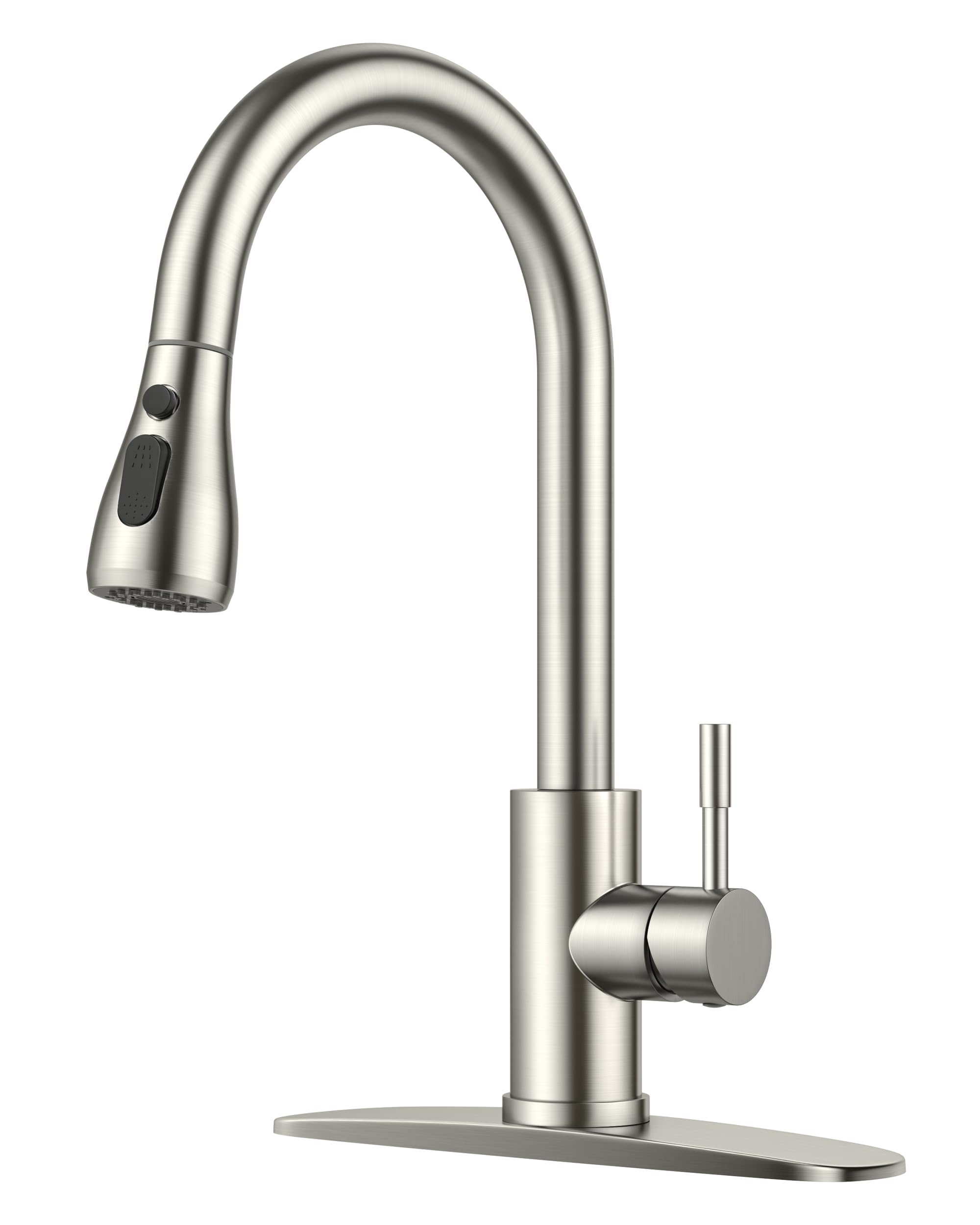 FORIOUS kitchen faucet with pull-down sprayer for easy sink tasks