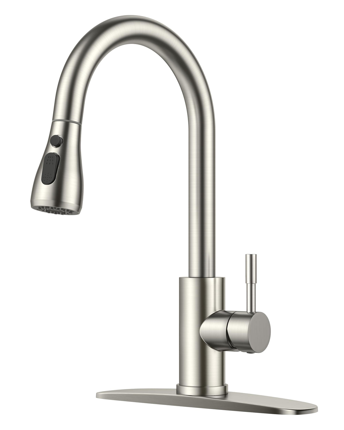 FORIOUS kitchen faucet with pull-down sprayer for easy sink tasks