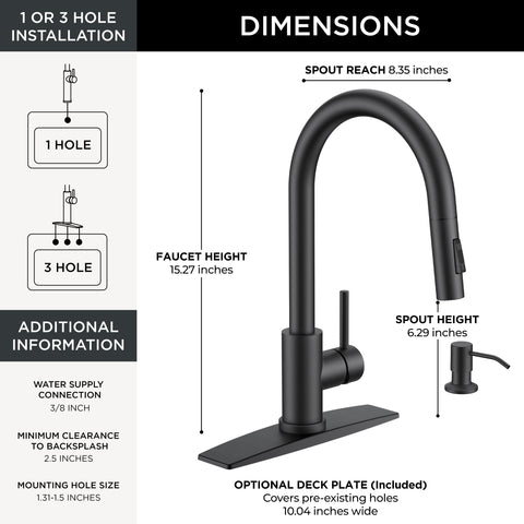 FORIOUS soap dispenser keeps dish soap within easy reach