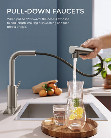 FORIOUS faucet spray mode supports efficient kitchen cleanup