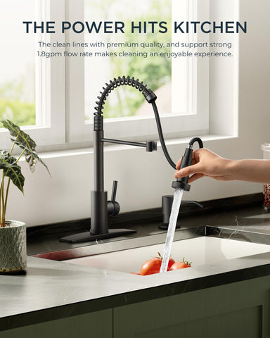 FORIOUS water-saving aerator supports efficient use with strong spray.
