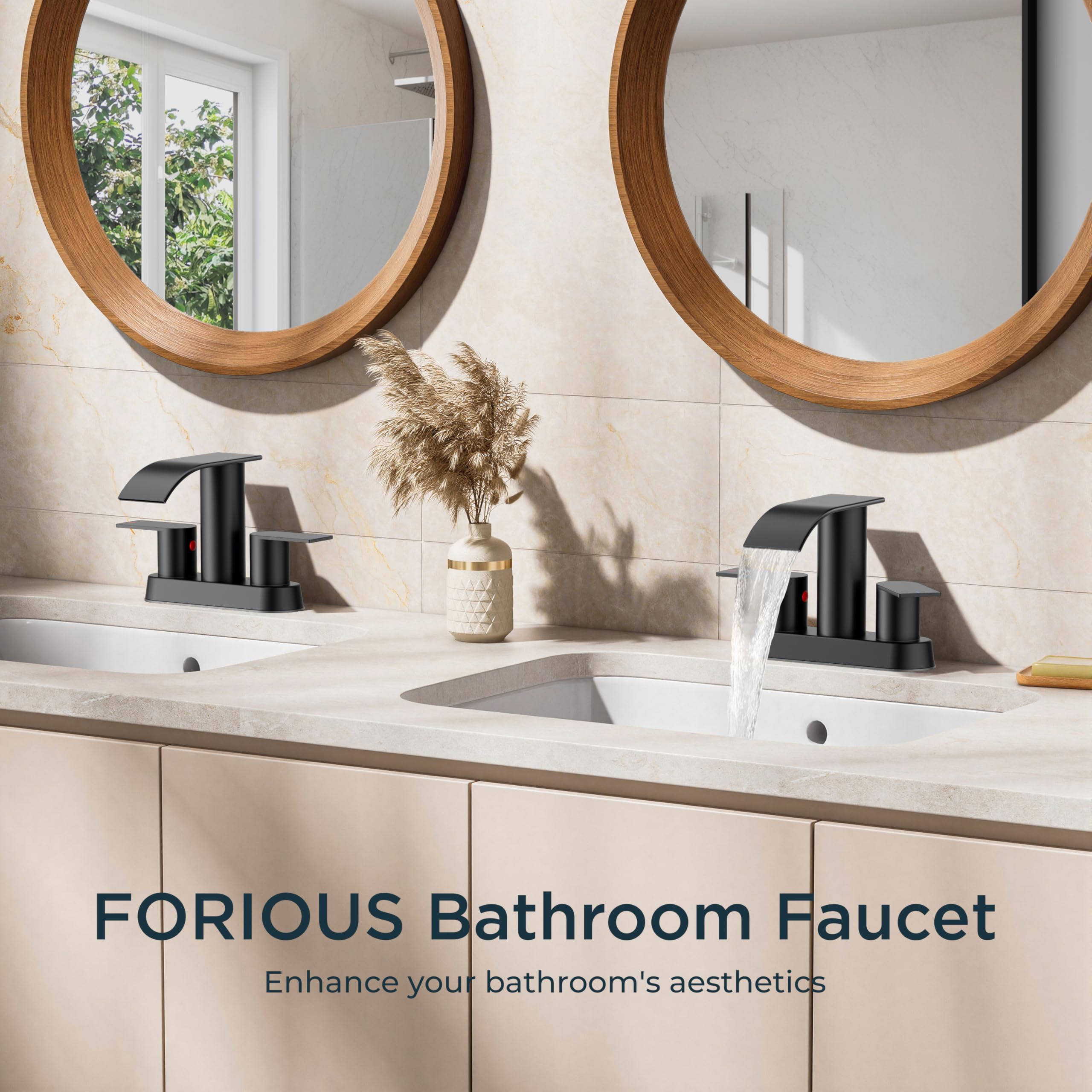 FORIOUS 24-inch hoses included for quick installation