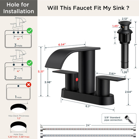 FORIOUS metal pop-up drain included with built-in strainer