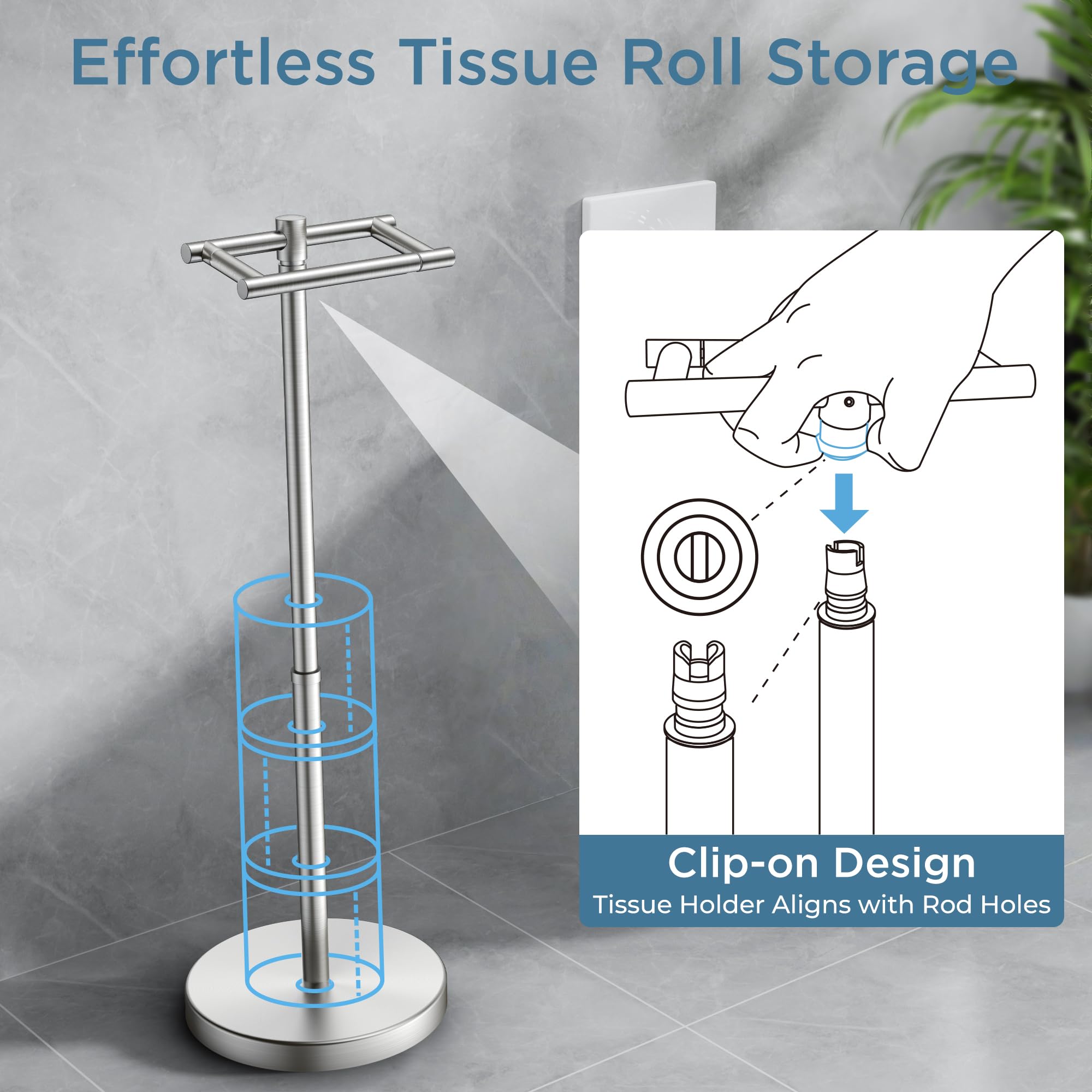 FORIOUS minimalist-modern-design complements any bathroom and saves space