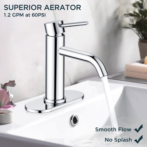 FORIOUS NSF 61 lead free chrome faucet for safe use