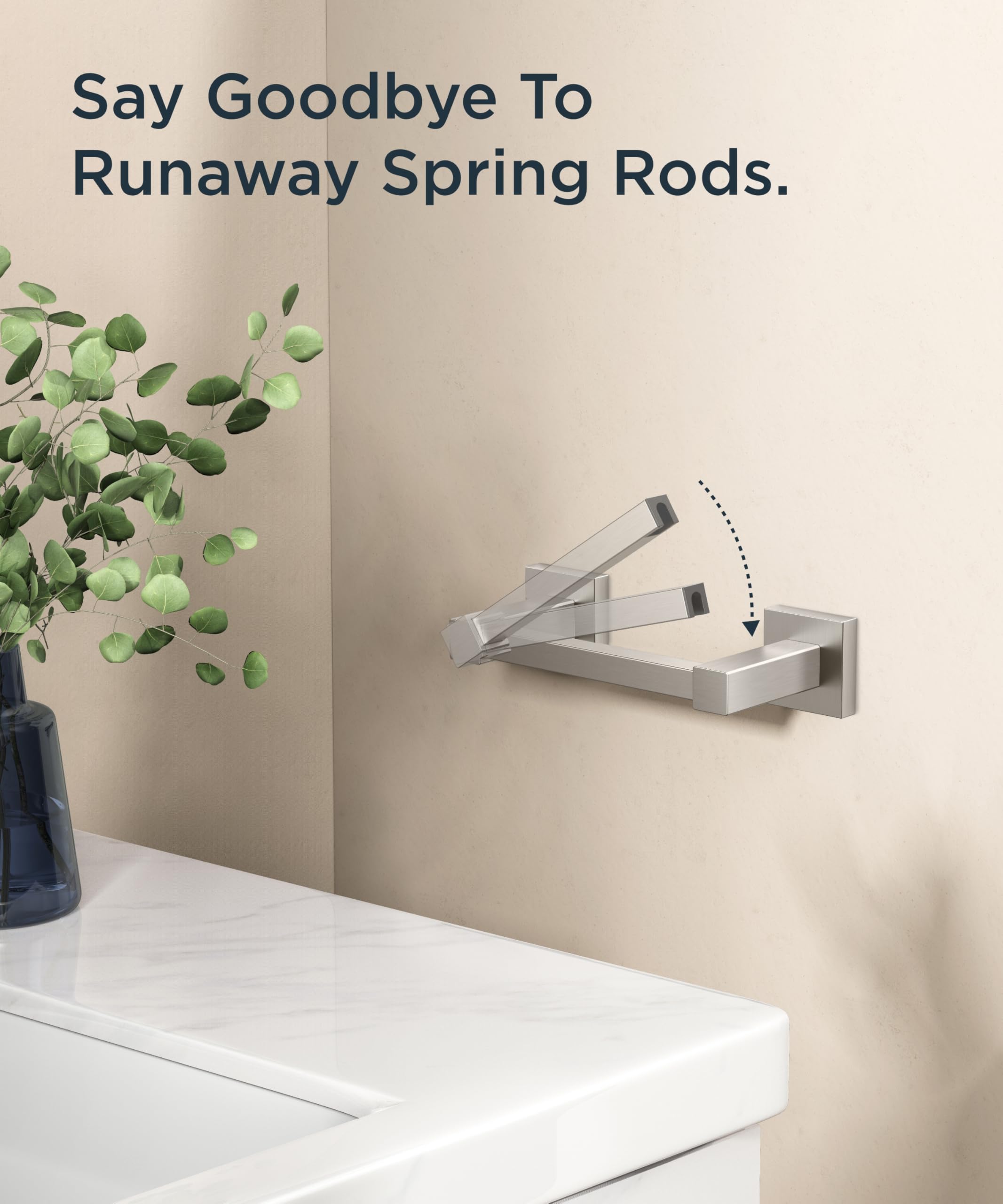 FORIOUS pivoting double-post design allows quick roll changes without slipping.