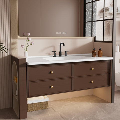 FORIOUS pop-up drain included for installation.