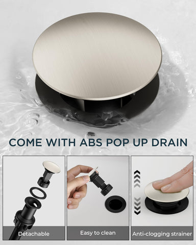 FORIOUS 360° gooseneck supports easy rinsing in an RV bathroom setup.
