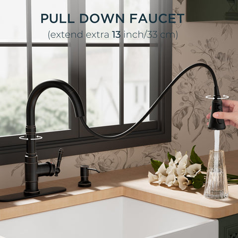FORIOUS single-handle control simplifies temperature and flow.