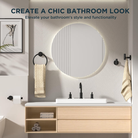 FORIOUS matte-black finish adds modern style and resists fingerprints.