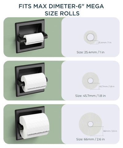 FORIOUS space-saving recessed design helps bathroom layouts stay neat and accessible.