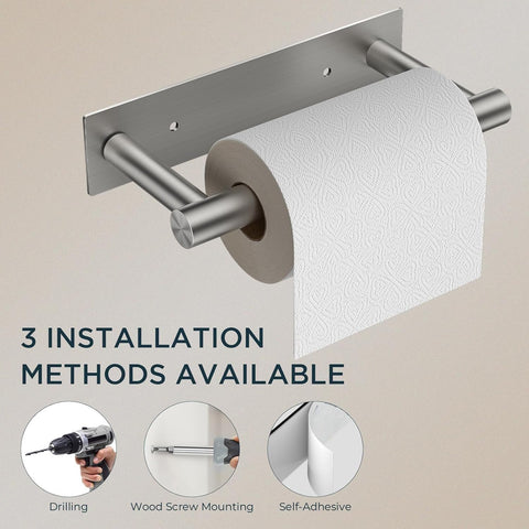 FORIOUS stainless steel construction emphasizes rust and corrosion resistance for long-lasting bathroom hardware.