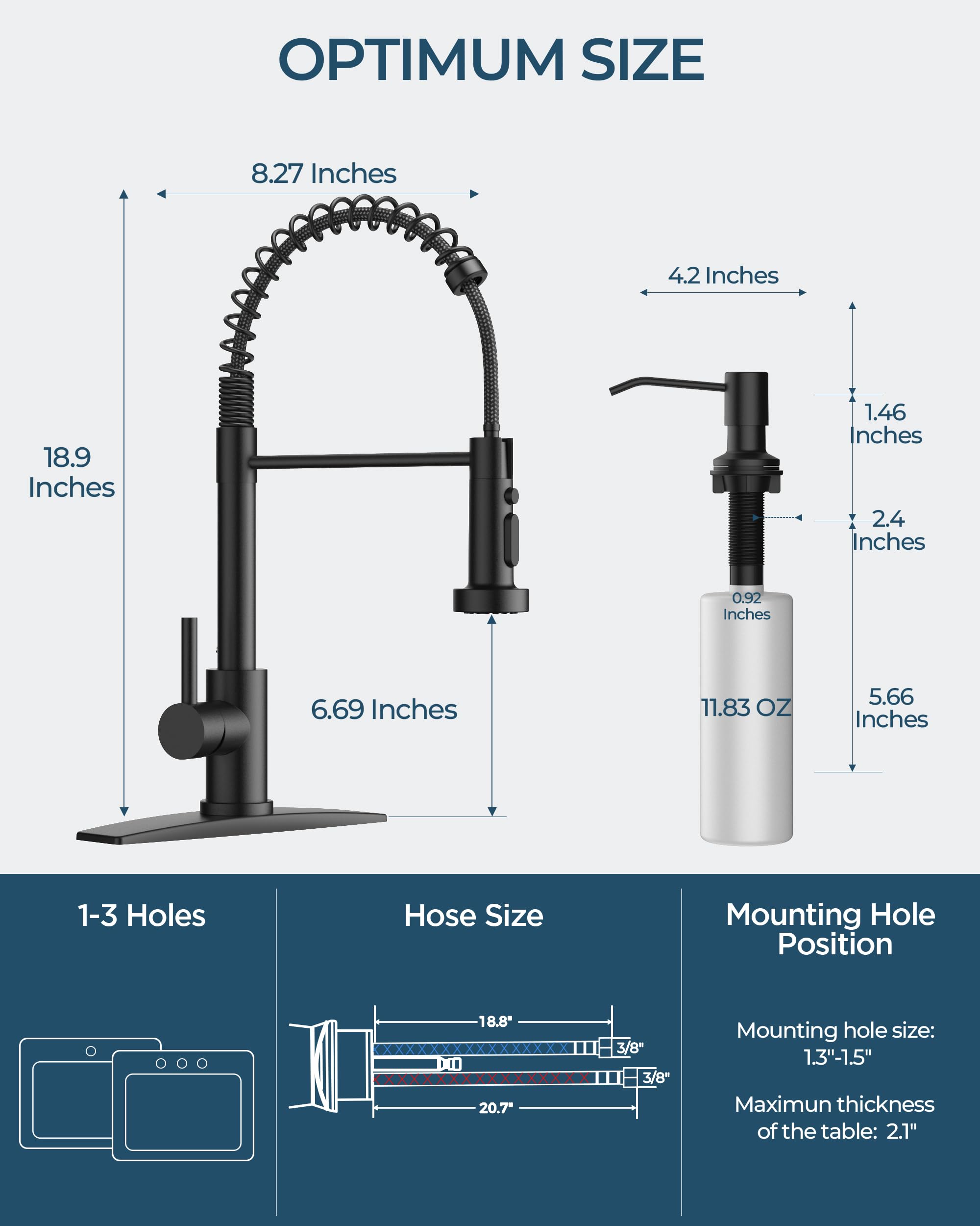 FORIOUS stainless steel faucet close-up highlighting durable construction.