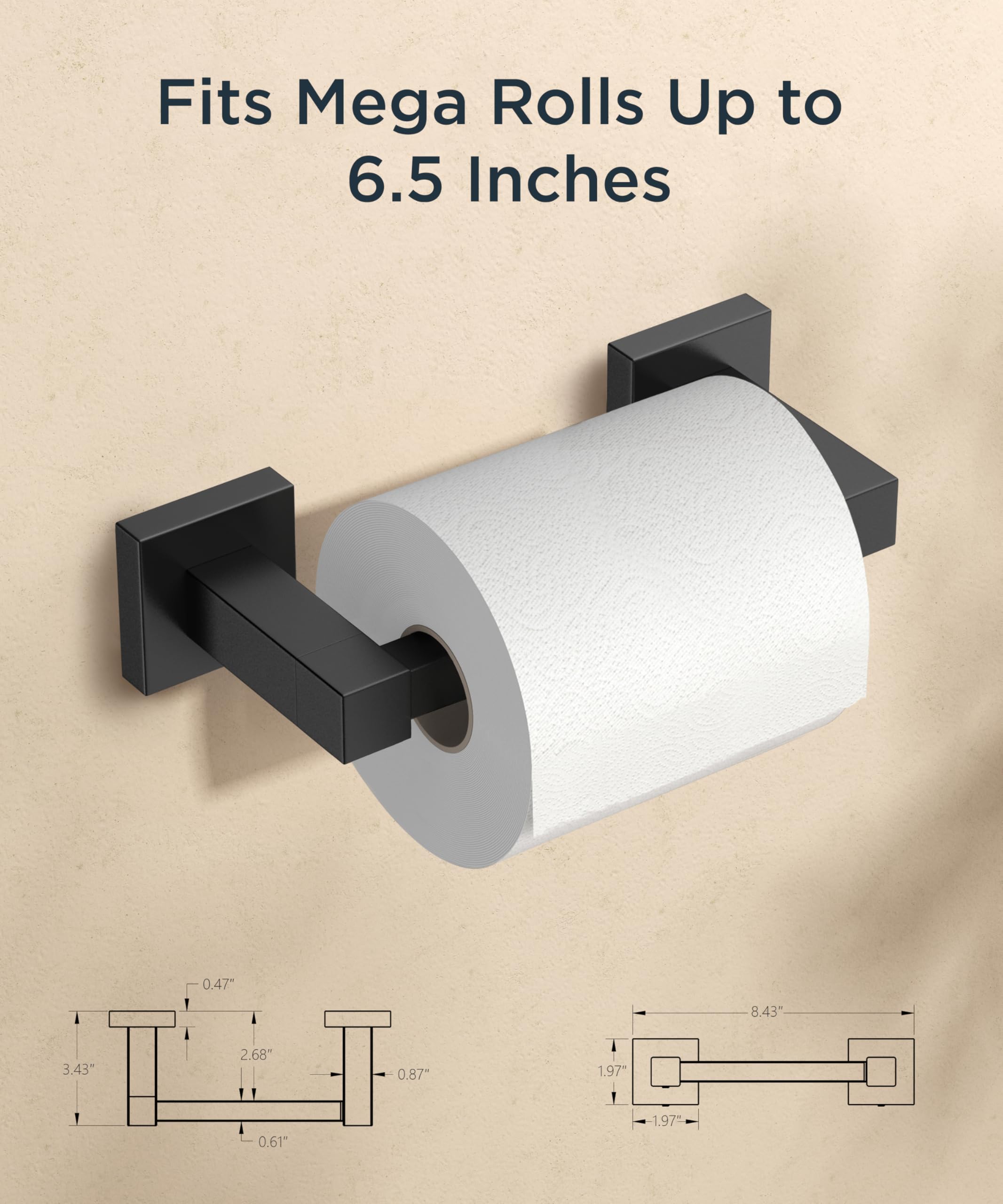 FORIOUS SUS304 stainless steel construction resists rust in humid bathrooms