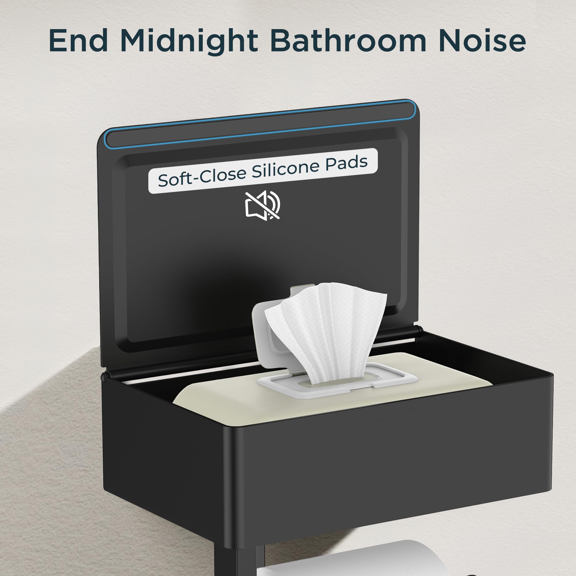 FORIOUS toilet paper dispenser action demonstrates smooth rolling efficiency