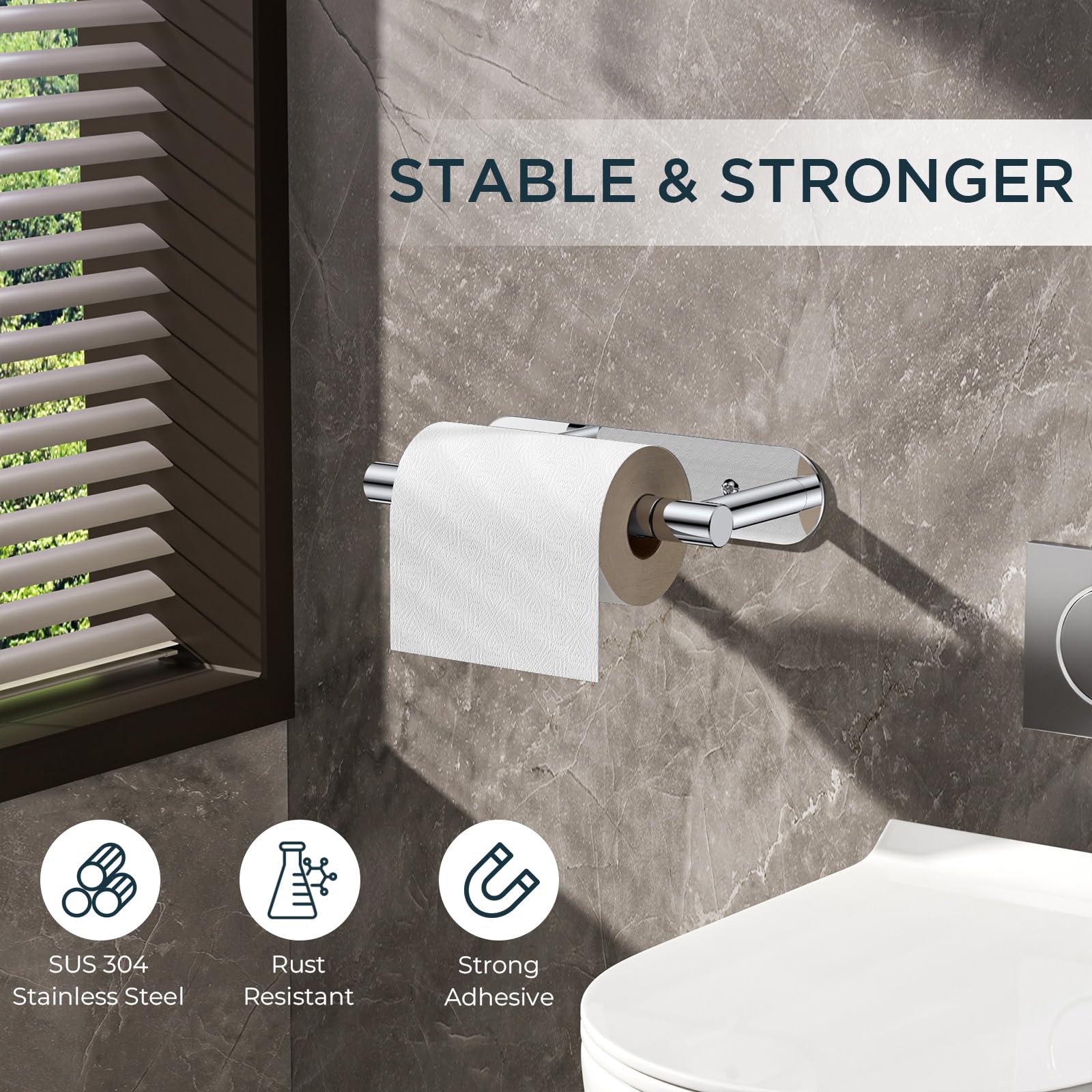 FORIOUS easy-change mechanism allows fast roll replacement without tools.